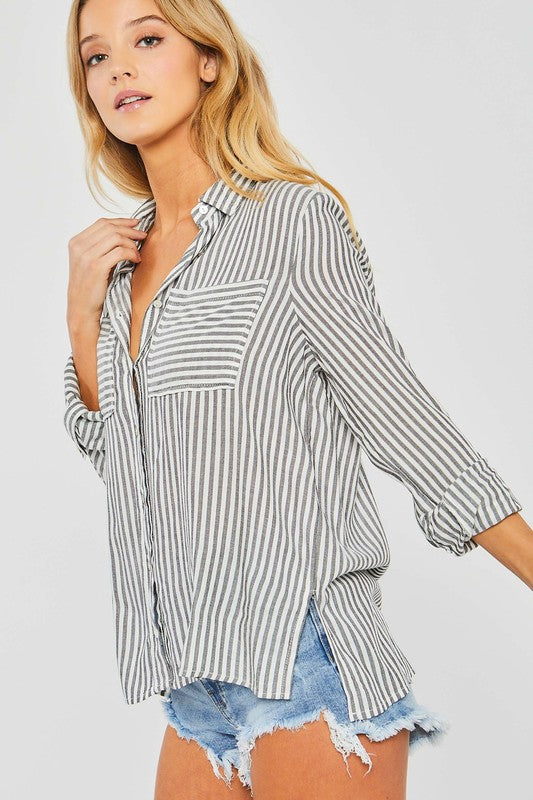 Stripes for Days Button Up Shirt