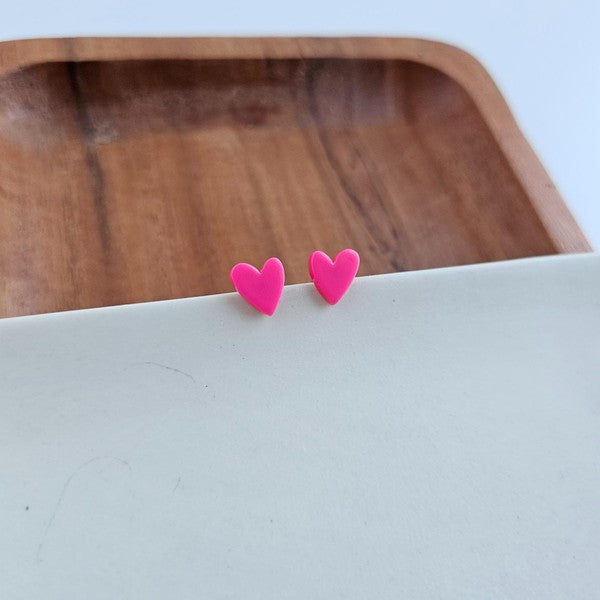 Cutsie Earrings - Hot Pink