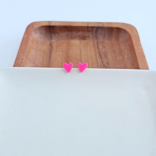Cutsie Earrings - Hot Pink