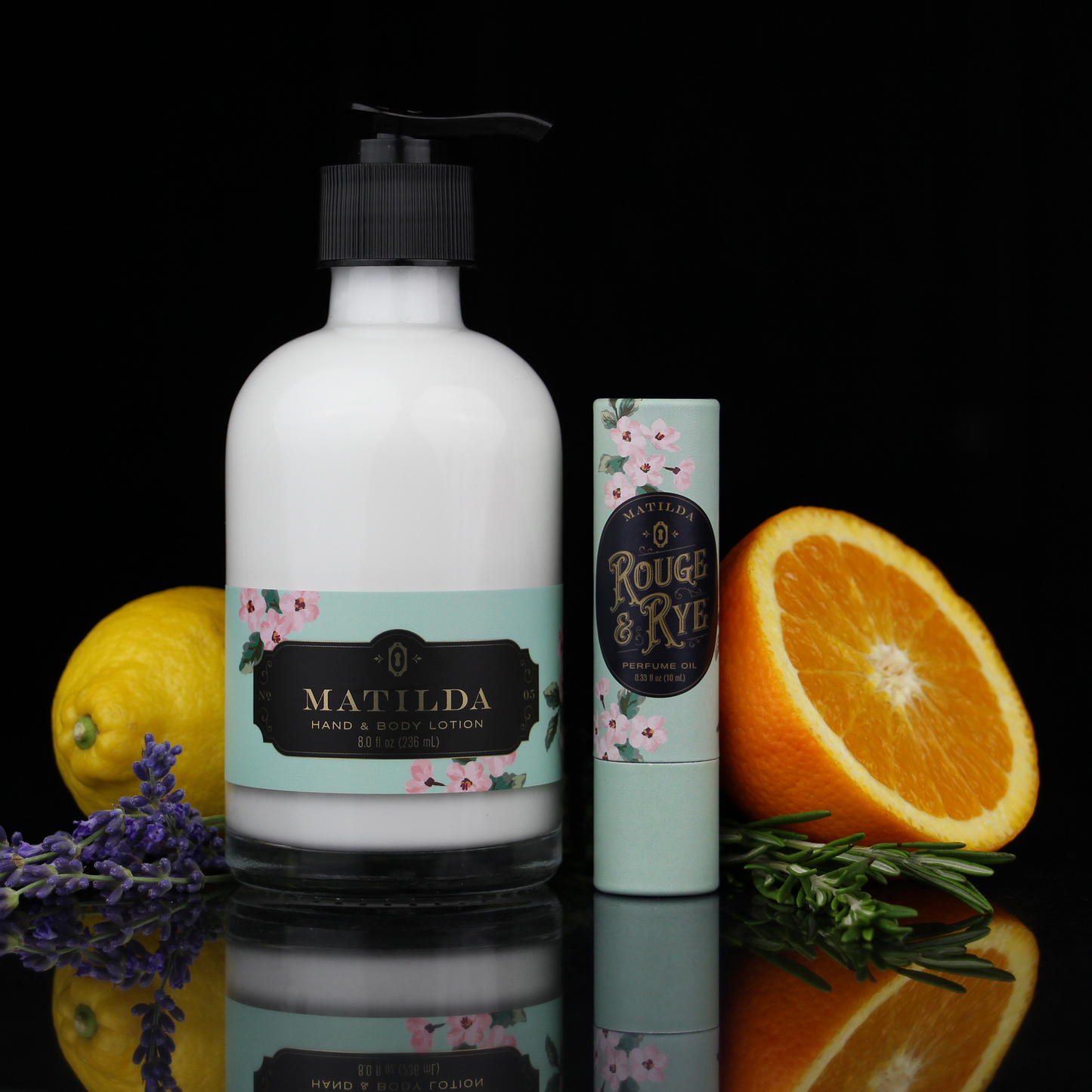Rouge & Rye Matilda Perfume Oil • Lavender, Rosemary, Ylang Ylang & Citrus