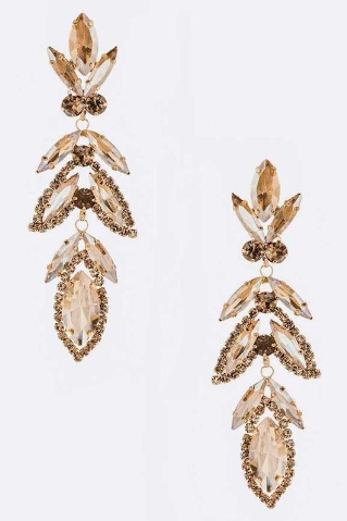 Melrose Crystal Marquis Earrings