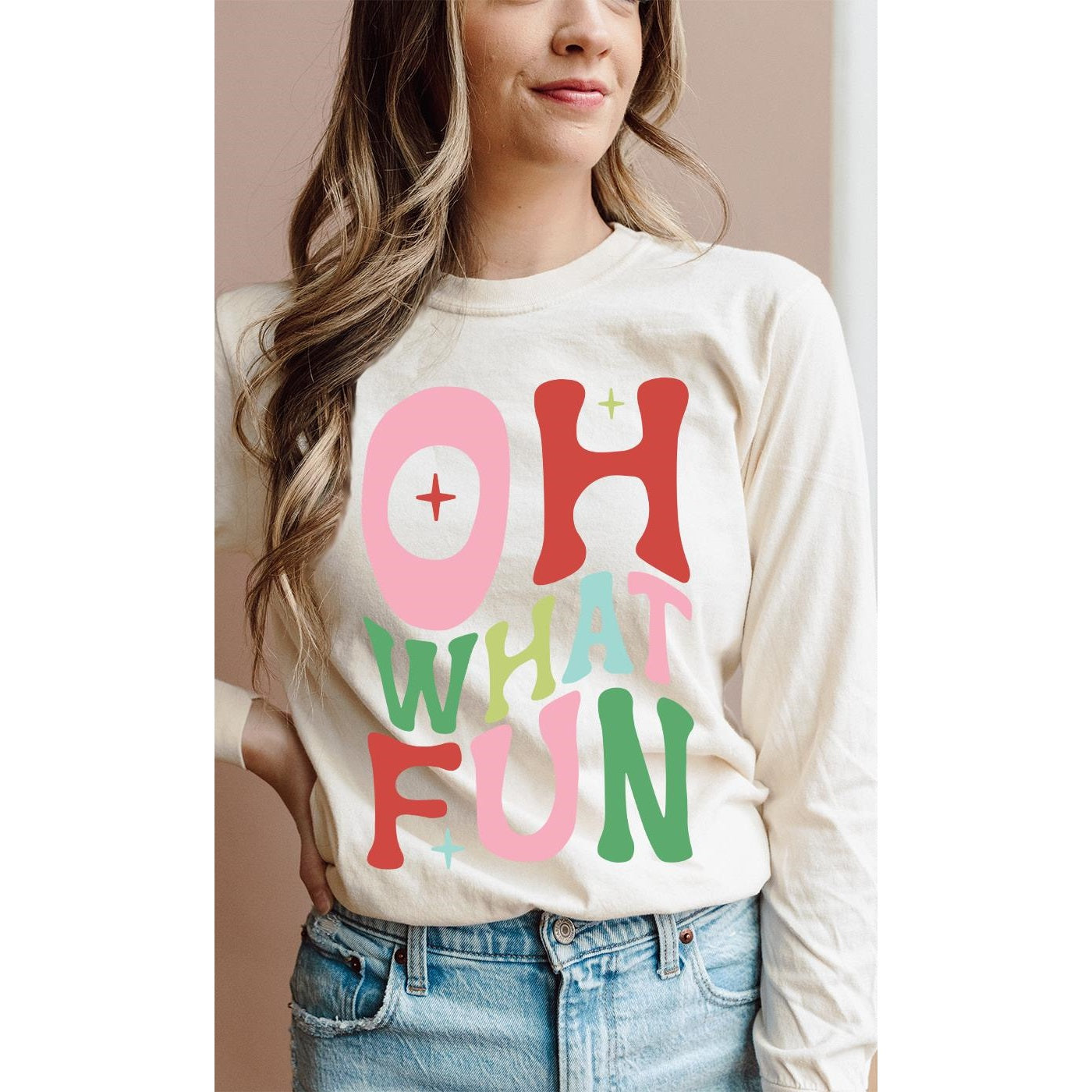 The "OH WHAT FUN" Graphic Long Sleeve